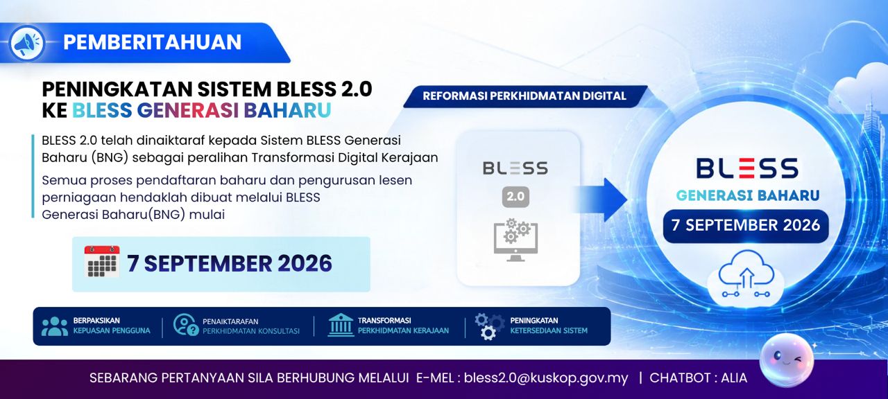 Penutupan Sistem BLESS 2.0